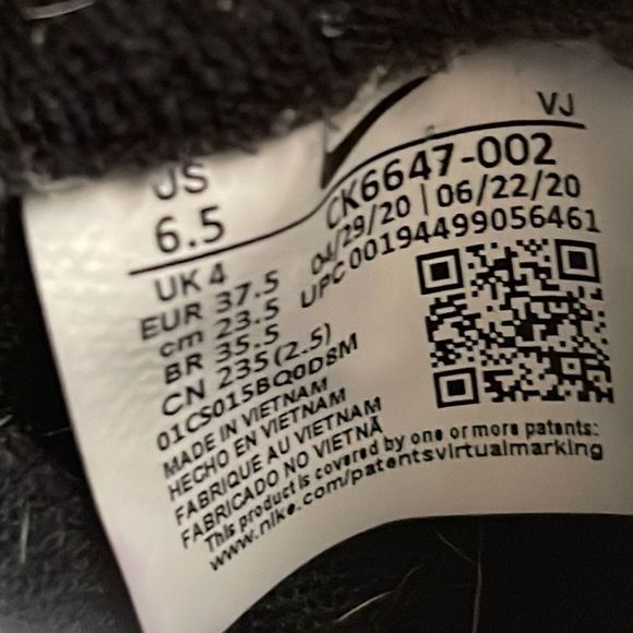 Nike Waffle 2X Athletic Running Shoes Black/Gray CK6647-002 Women’s Size 6.5 - Picture 11 of 12